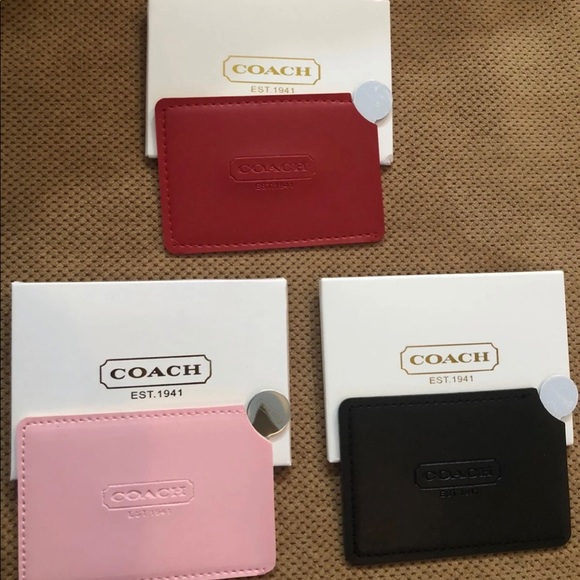 4 COACH mirrors- colors will vary - Picture 1 of 1